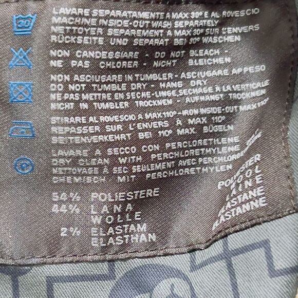 NWT M. Dumas & Sons Slim Fit Casual Khaki Slacks  Dress Pants Waist 37” MSRP $37 - Picture 4 of 5